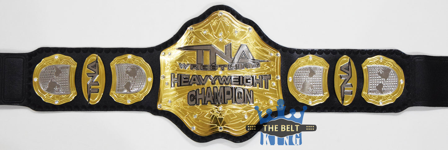 NWA Domed Globe Championship Title Belt Brass Zinc