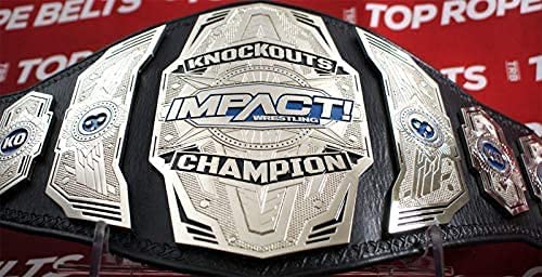 Impact Knockouts Wrestling Championship Title Belt Brass Zinc