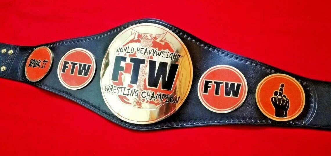 FTW Wrestling Championship Title Belt Brass Zinc