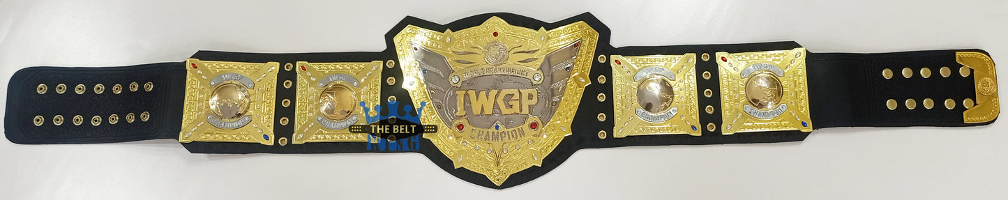 IWGP Championship Title Belt Version 5 Multi Layer Genuine Leather