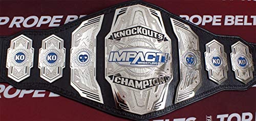 Impact Knockouts Wrestling Championship Title Belt Brass Zinc