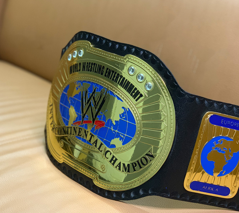 Wwe intercontinental wrestling championship belt 2mm-03