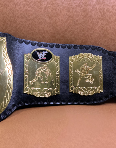 WWF New World TAG TEAM Wrestling Championship Replica Tittle Belt Brass Zinc