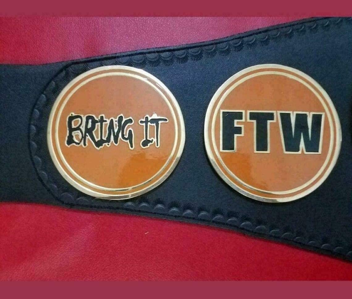 FTW Wrestling Championship Title Belt Brass Zinc