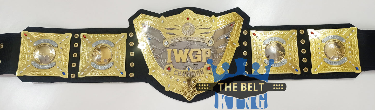 IWGP Championship Title Belt Version 5 Multi Layer Genuine Leather