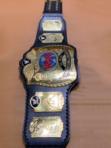 WWF New World TAG TEAM Wrestling Championship Replica Tittle Belt Brass Zinc