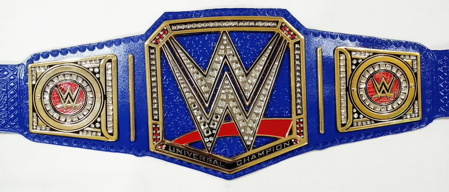 WWE Universal Blue Championship Title Belt 3D