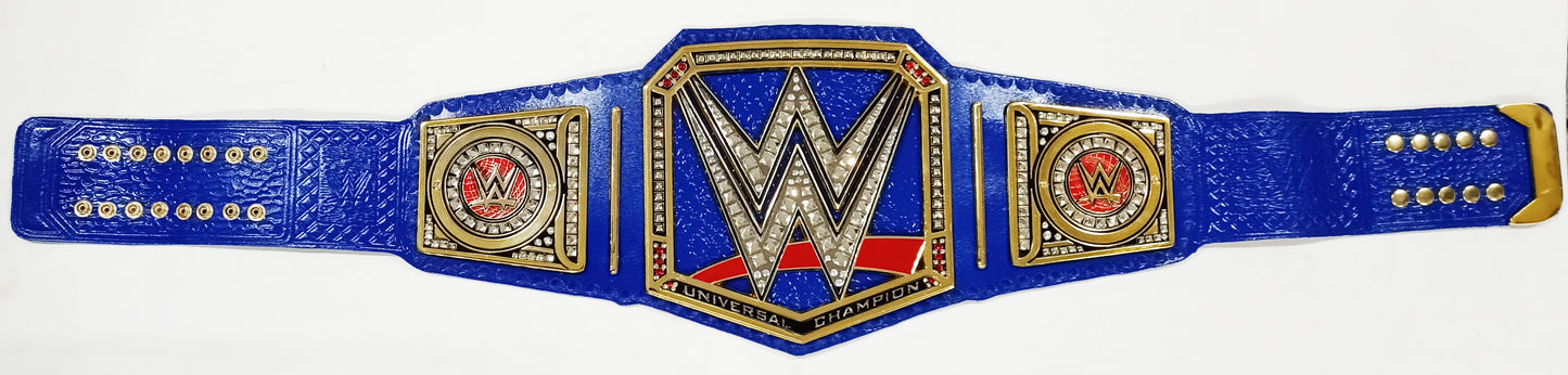 WWE Universal Blue Championship Title Belt 3D