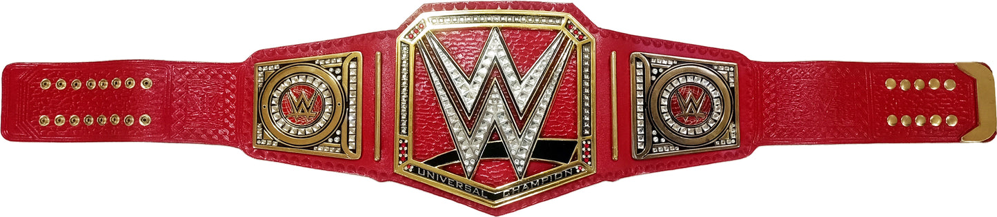 WWE Universal Championship Title Belt 3D-Red Strap