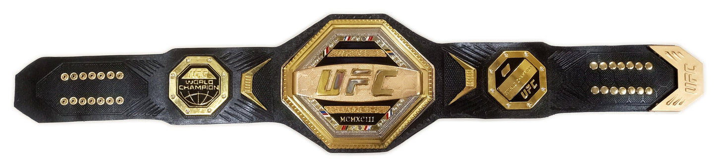 New UFC Legacy Championship Title Belt 3D Design with Steps like Original Belt