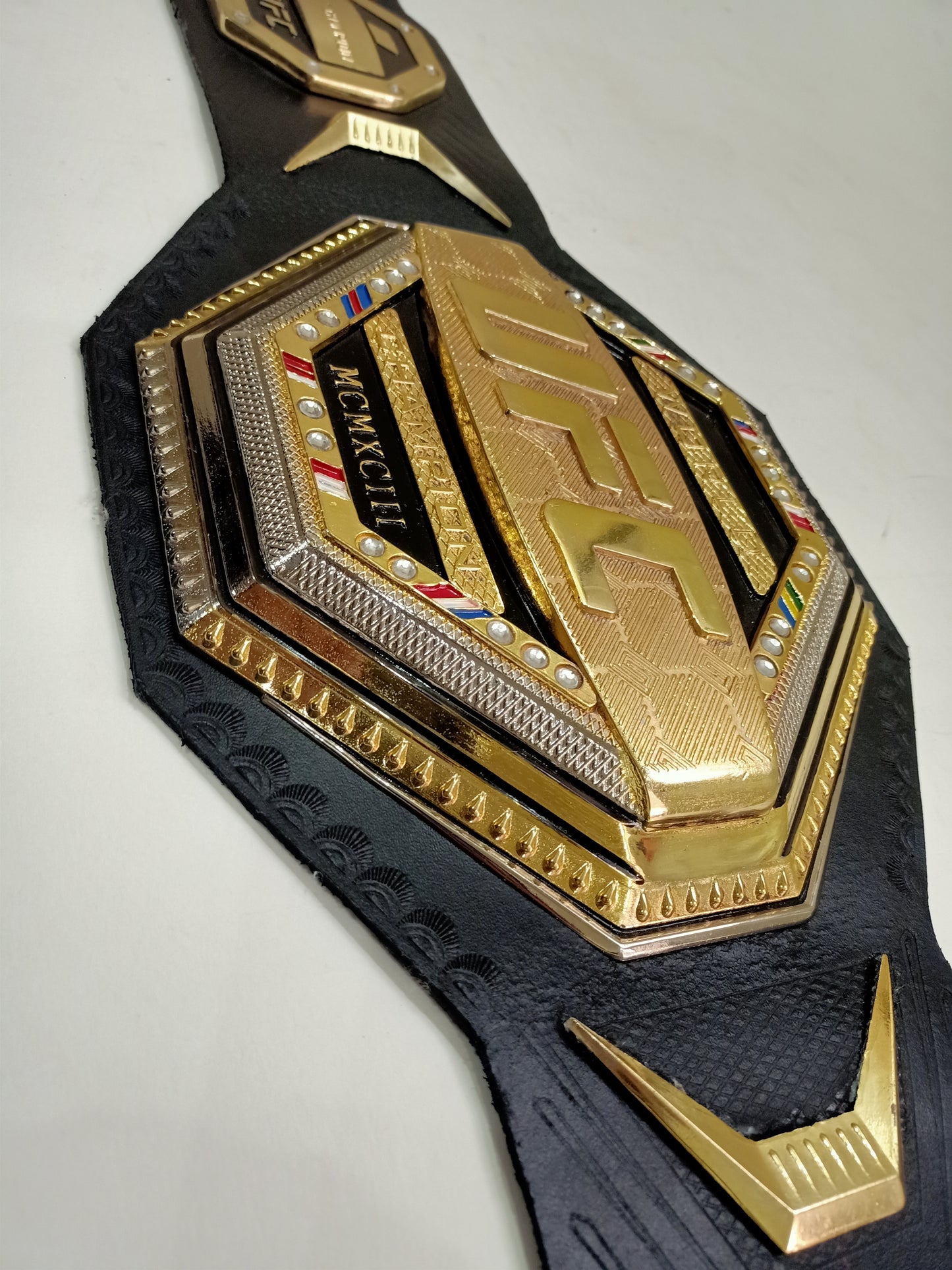 New UFC Legacy Championship Title Belt 3D Design with Steps like Original Belt