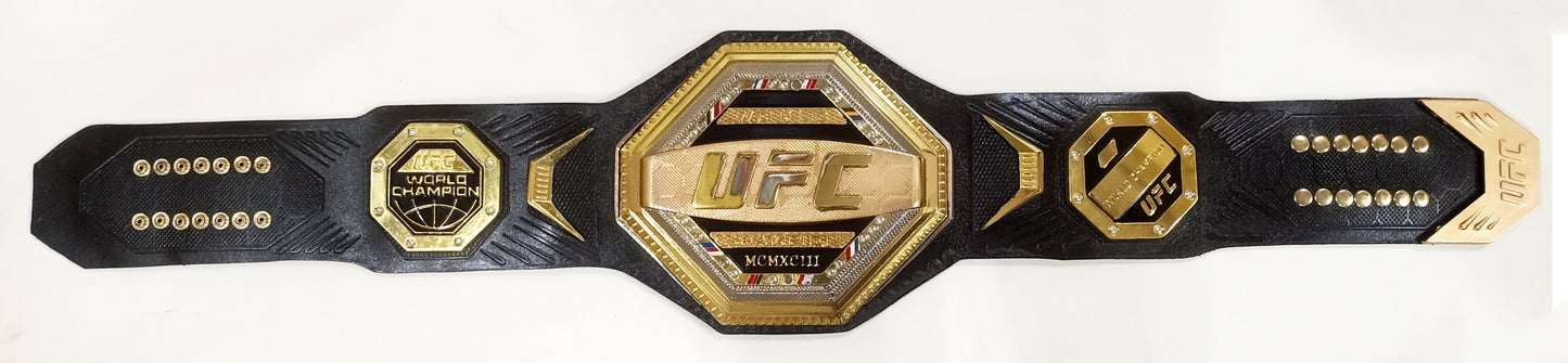 New UFC Legacy Championship Title Belt 3D Design with Steps like Original Belt