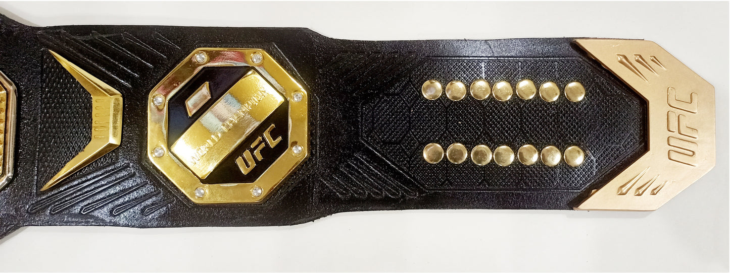 New UFC Legacy Championship Title Belt 3D Design with Steps like Original Belt