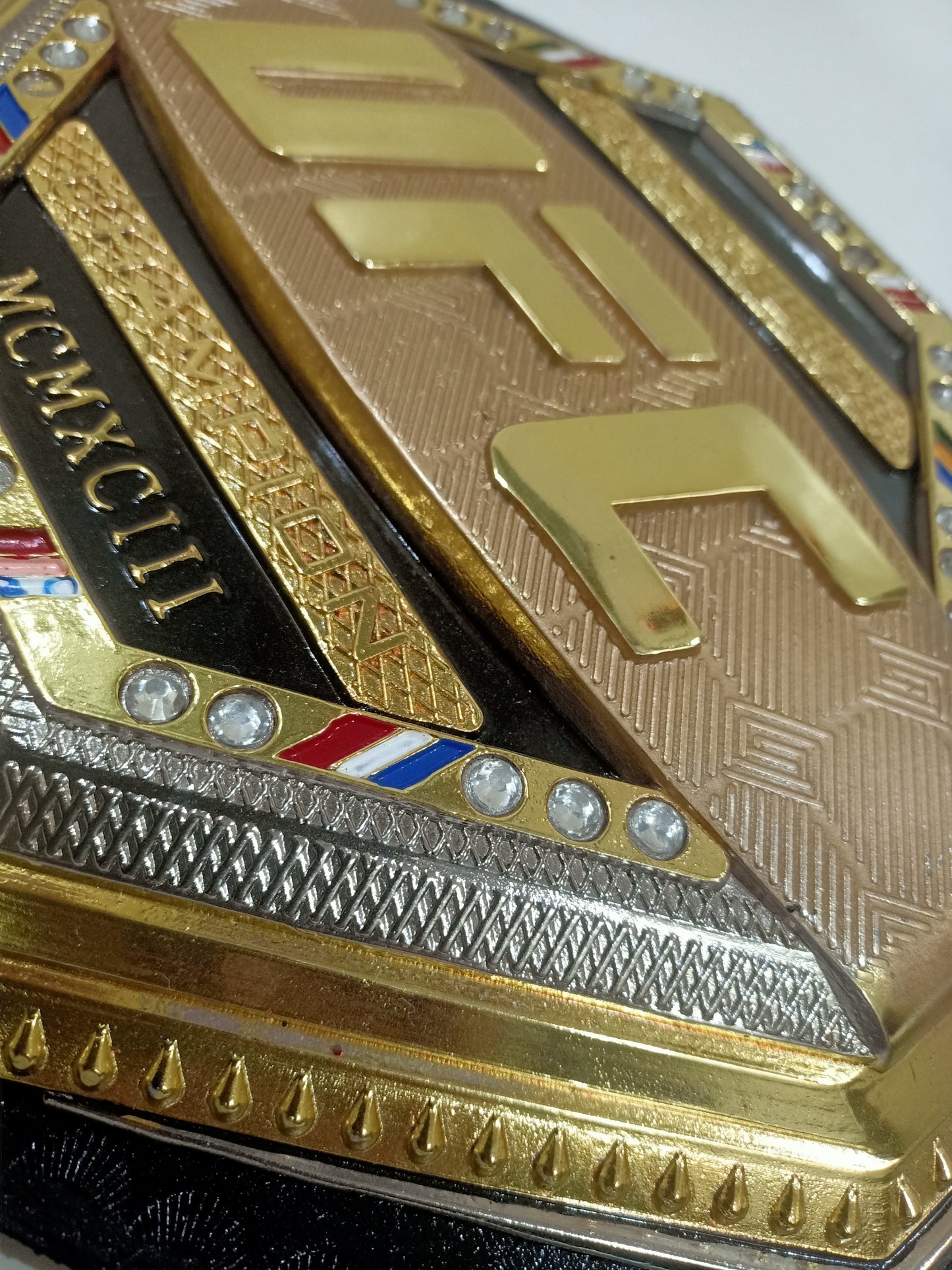 New UFC Legacy Championship Title Belt 3D Design with Steps like Original Belt