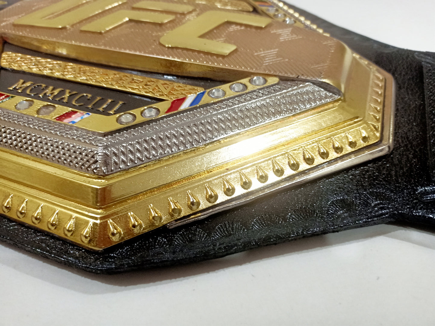 New UFC Legacy Championship Title Belt 3D Design with Steps like Original Belt