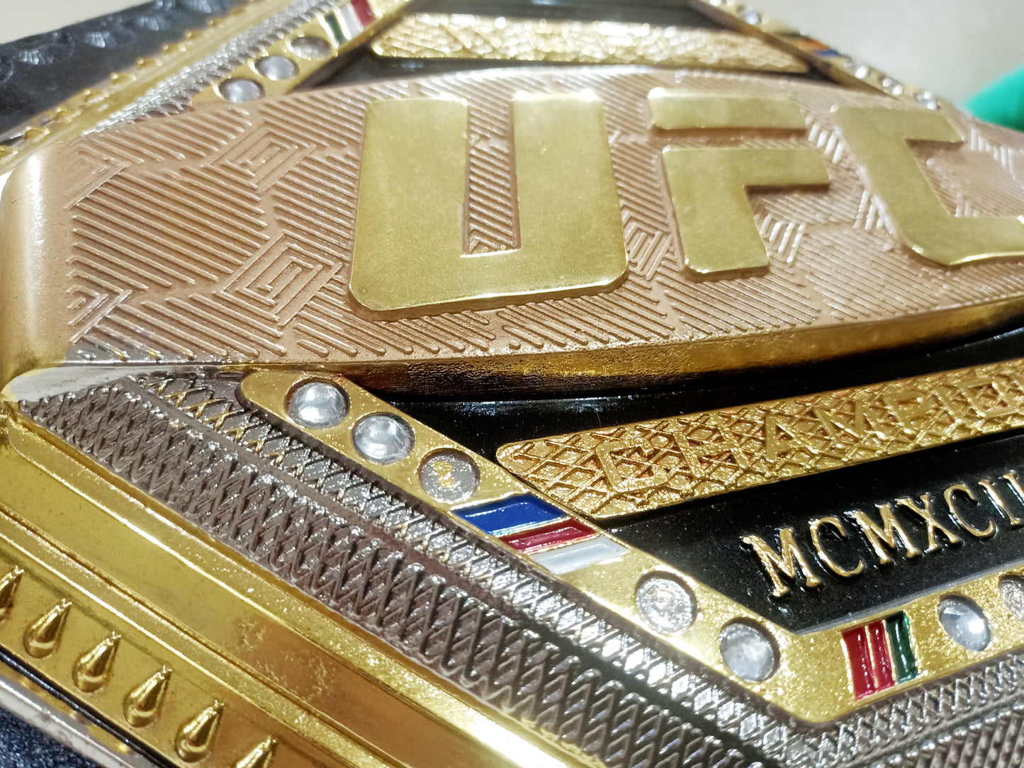 New UFC Legacy Championship Title Belt 3D Design with Steps like Original Belt