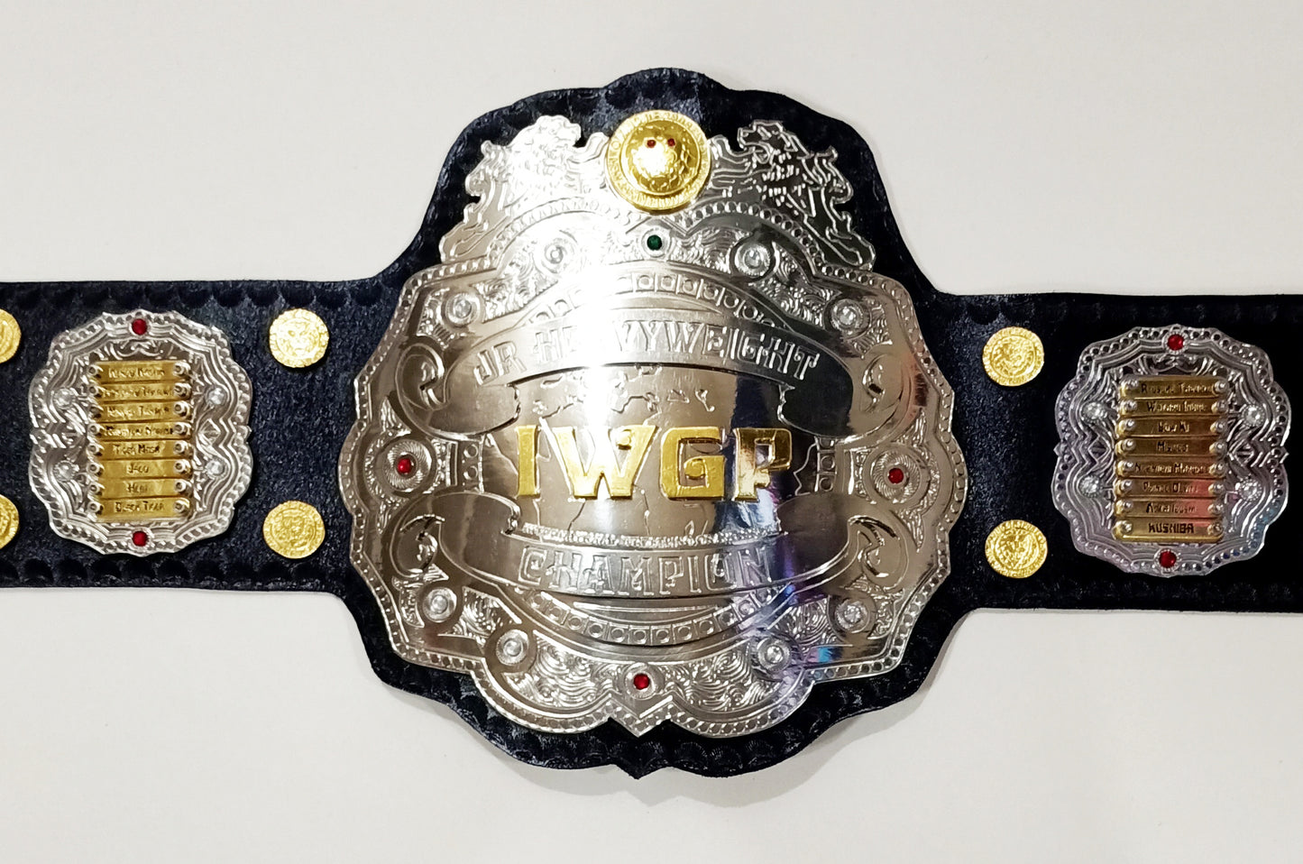 IWGP Jr Championship Title Belt Multi Layer Genuine Leather