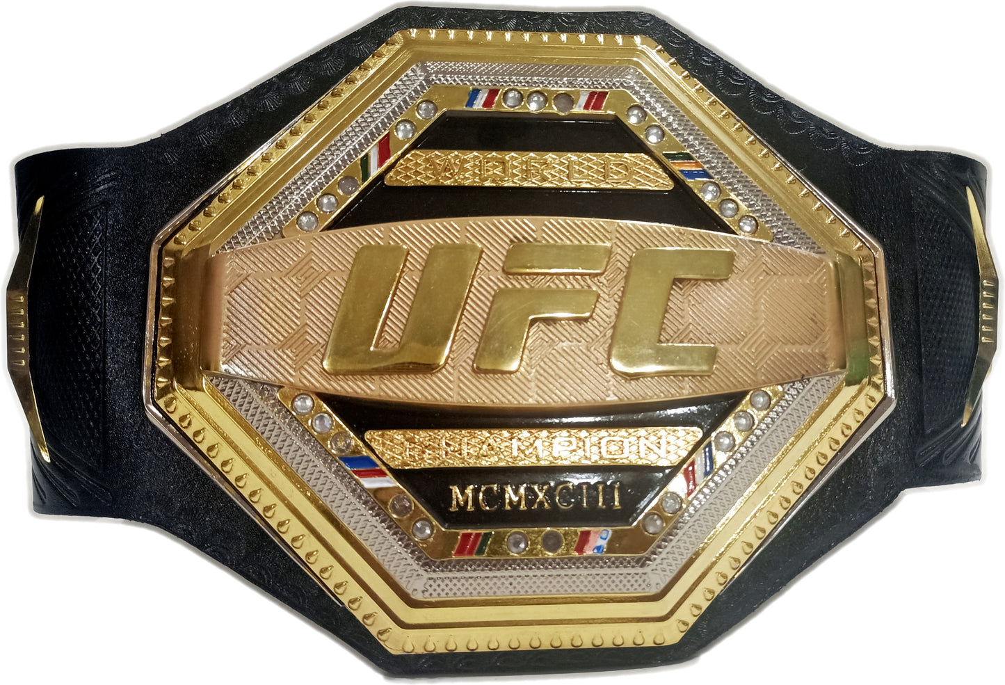 New UFC Legacy Championship Title Belt 3D Design with Steps like Original Belt