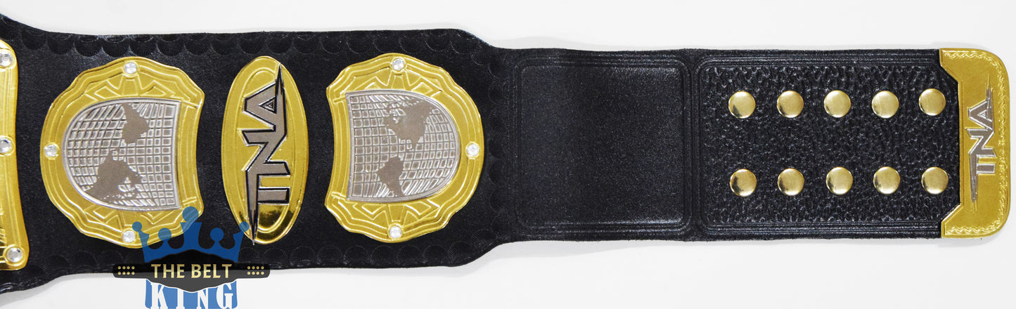 NWA Domed Globe Championship Title Belt Brass Zinc