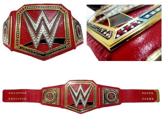 WWE Universal Championship Title Belt 3D-Red Strap